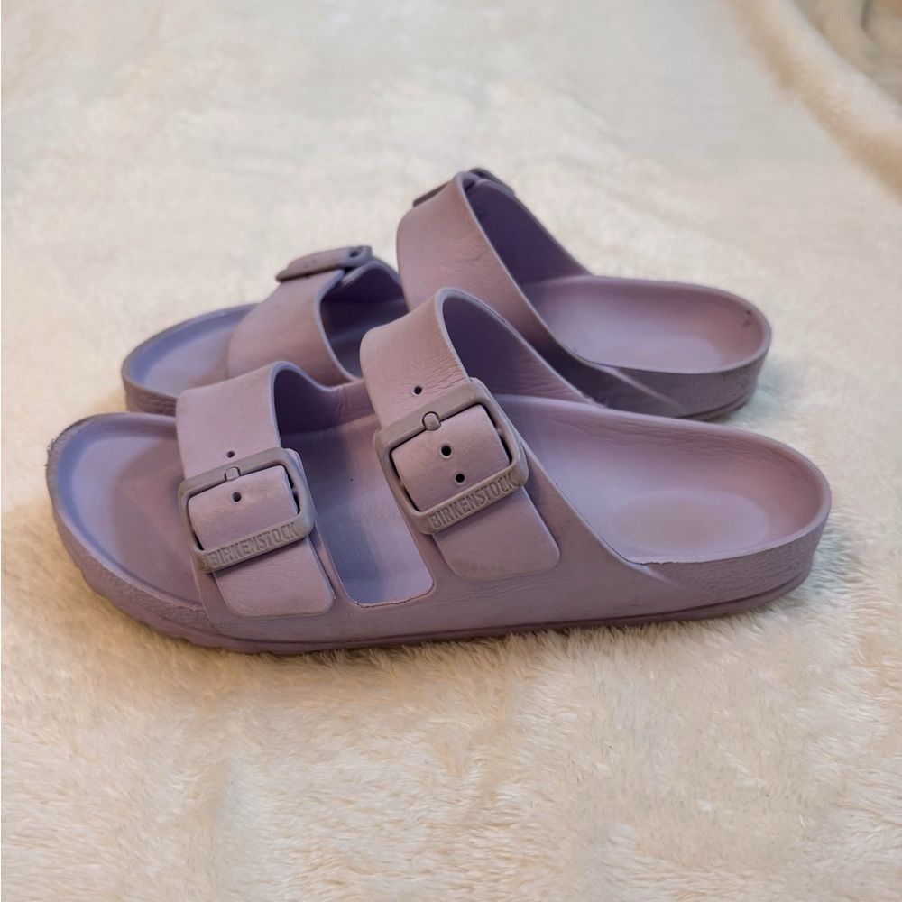 Purple Birkenstocks. “Arizona Essentials” “purple fog”. Size 38.